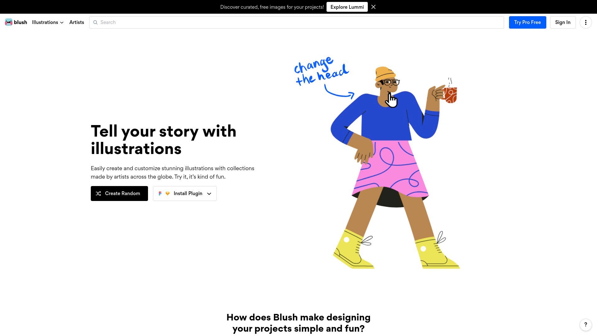 Blush: Illustrations for everyone