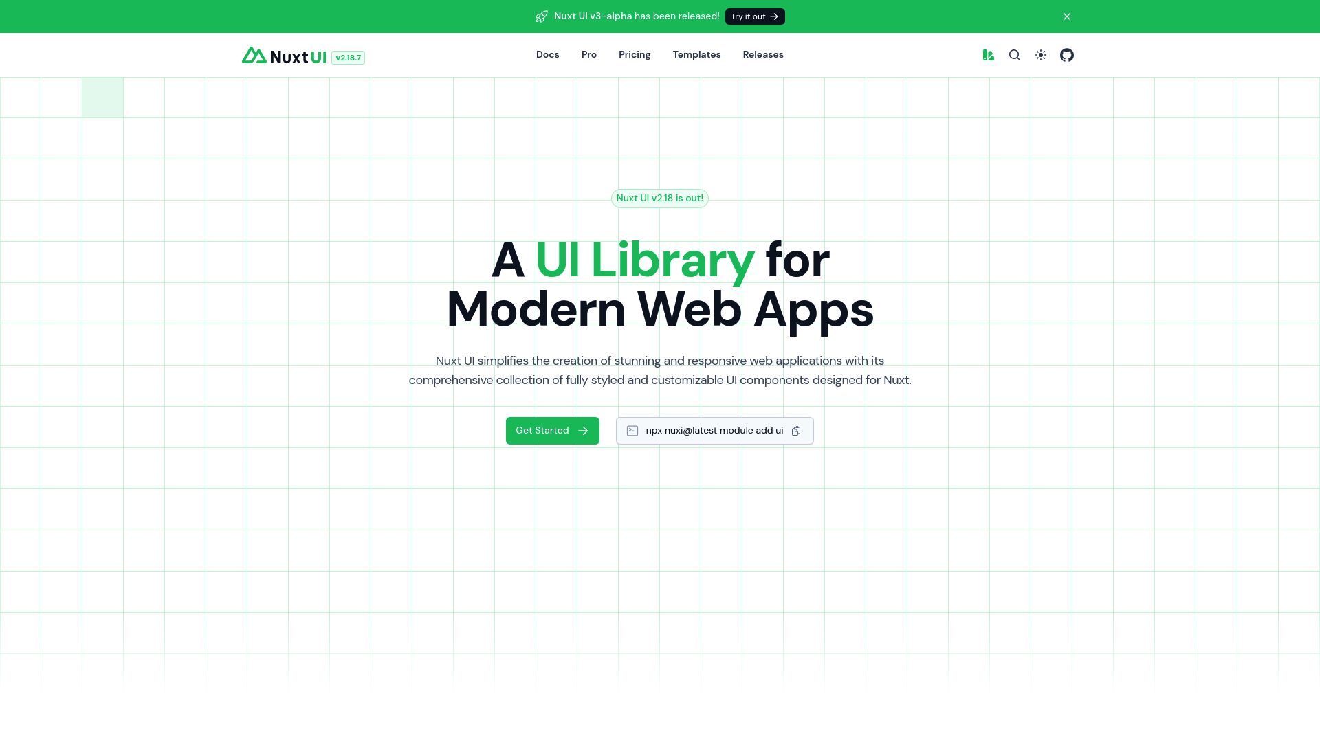 Nuxt UI: A UI Library for Modern Web Apps