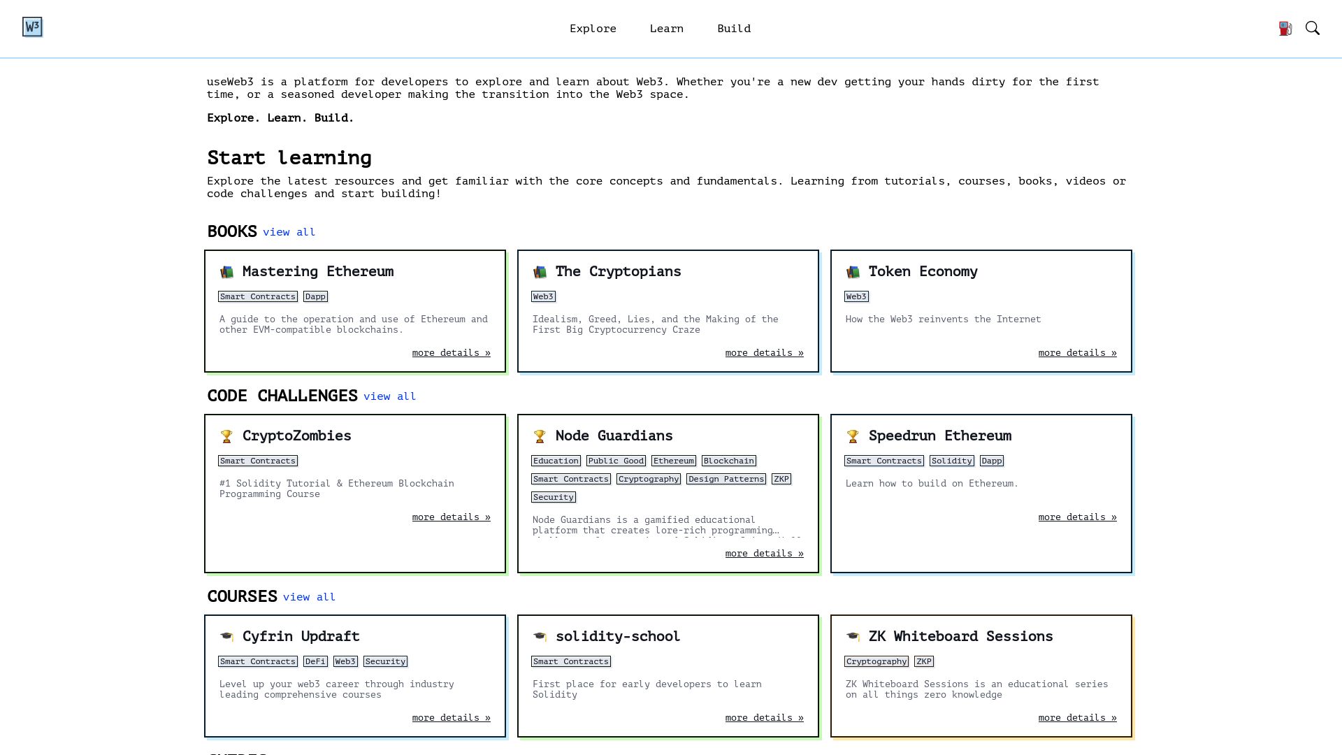 useWeb3.xyz · Learn Web3 development
